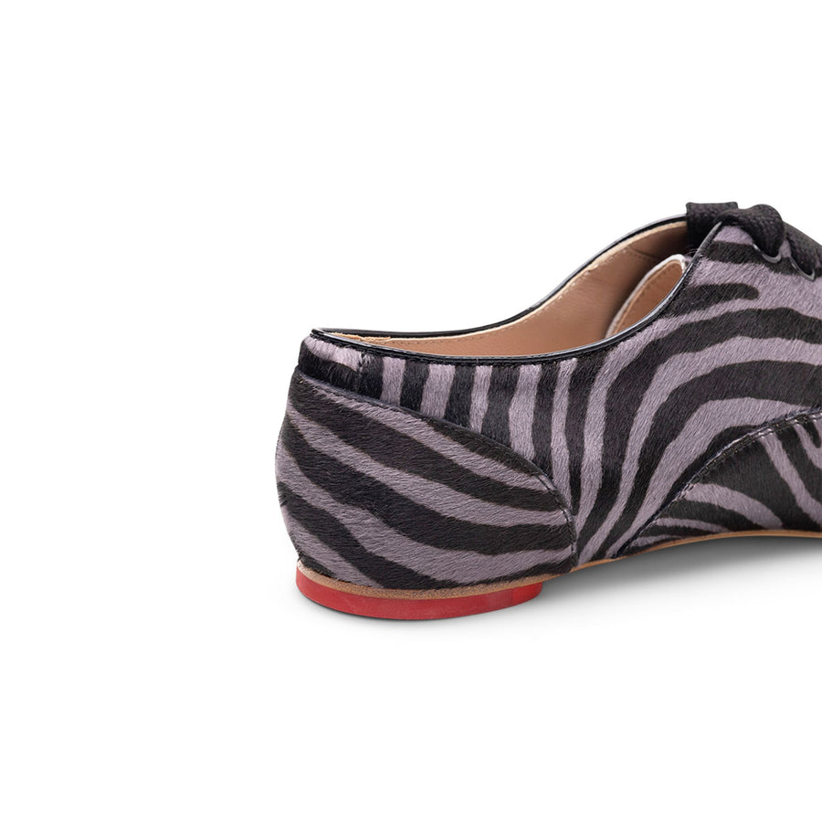 Hogan Zebra-Print Leather Loafers