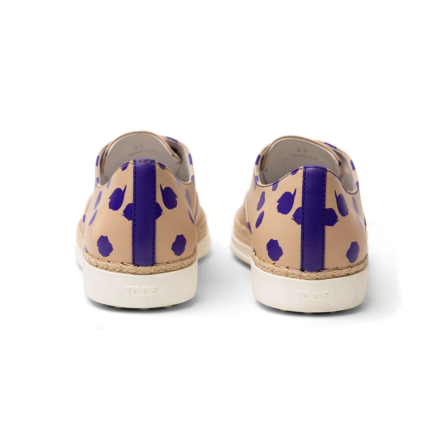 Tod's Francesina Polka-Dot Espadrilles