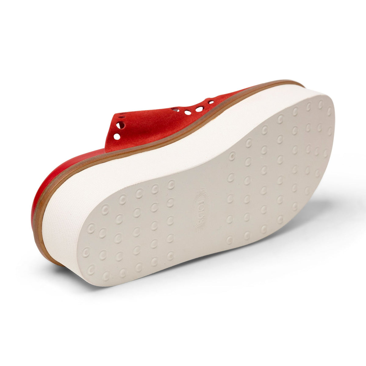 Tod's Perforated Buckle Platform Sandals
