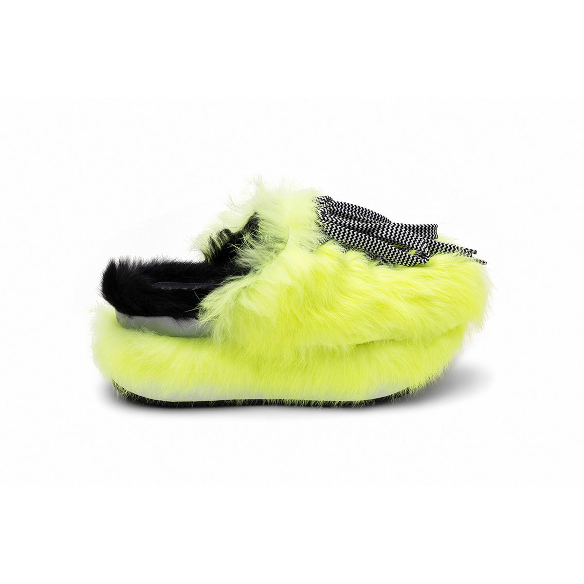Hogan Fur-Trimmed Lace-Up Slip-On Sneakers