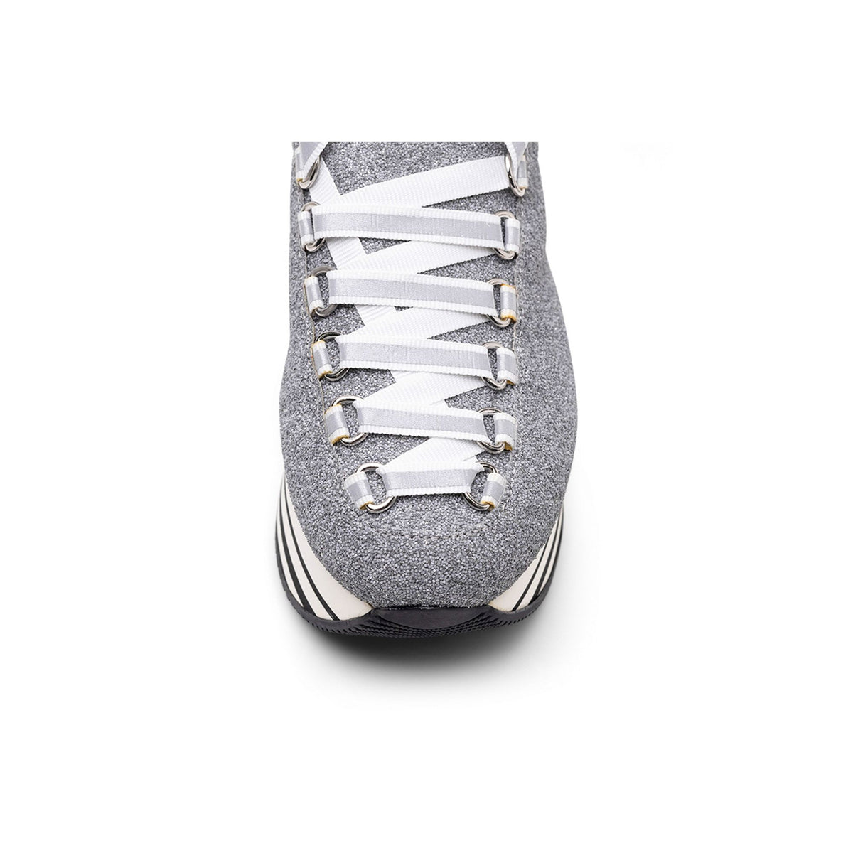 Hogan Platform Lace-Up Mules