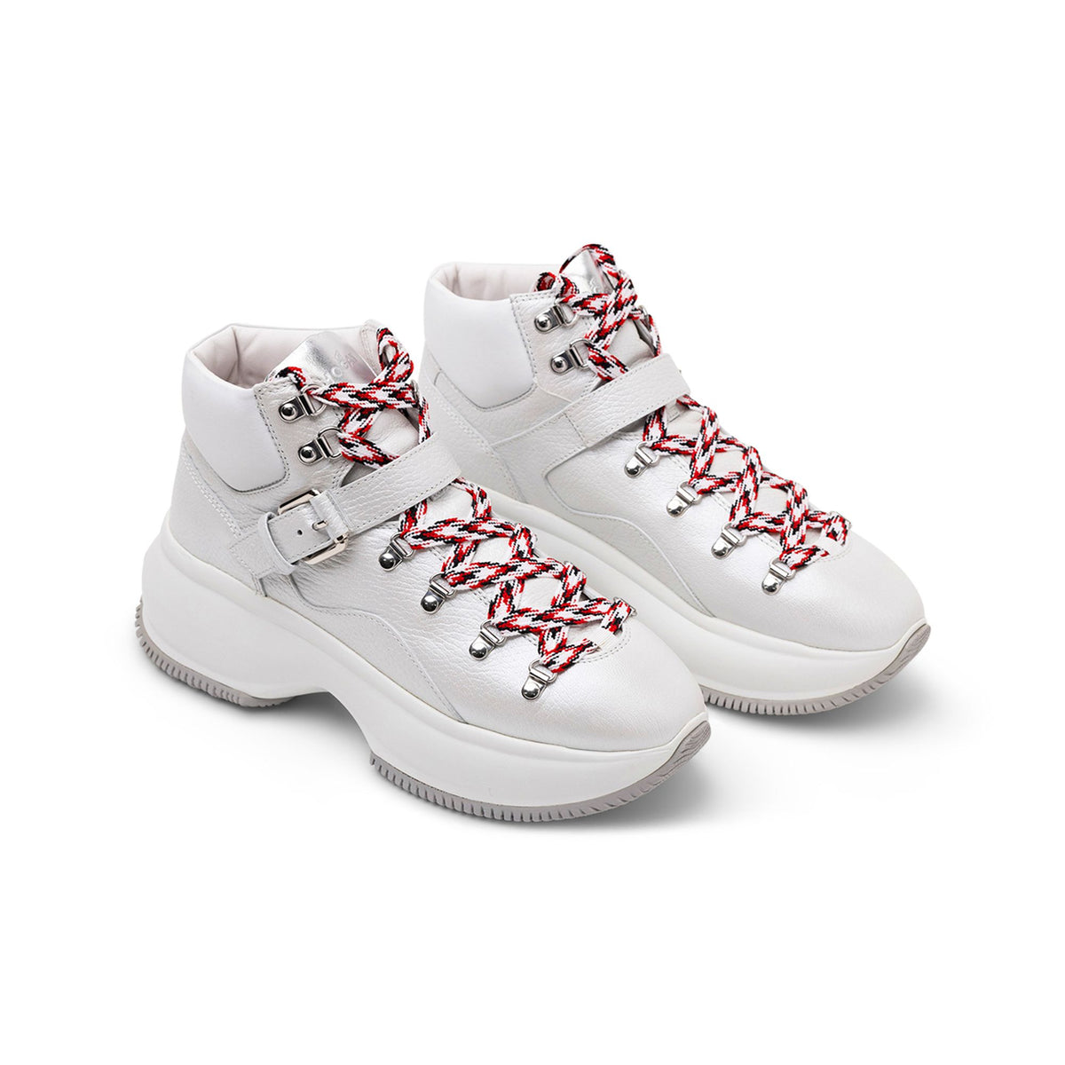 Hogan Buckled High-Top Sneakers