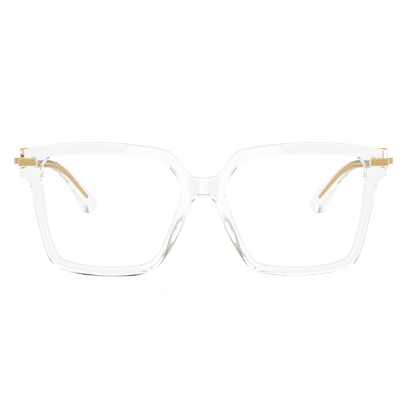 Dolce & Gabbana Eyeglasses Square Full Rim, Transparent Frame and Clear Demo Lenses Lens DG33973133