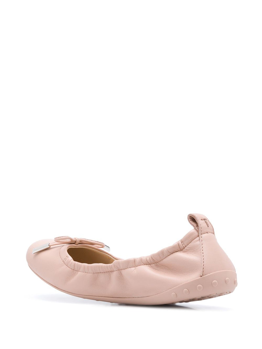 Tod's Leather Ballerina Flats