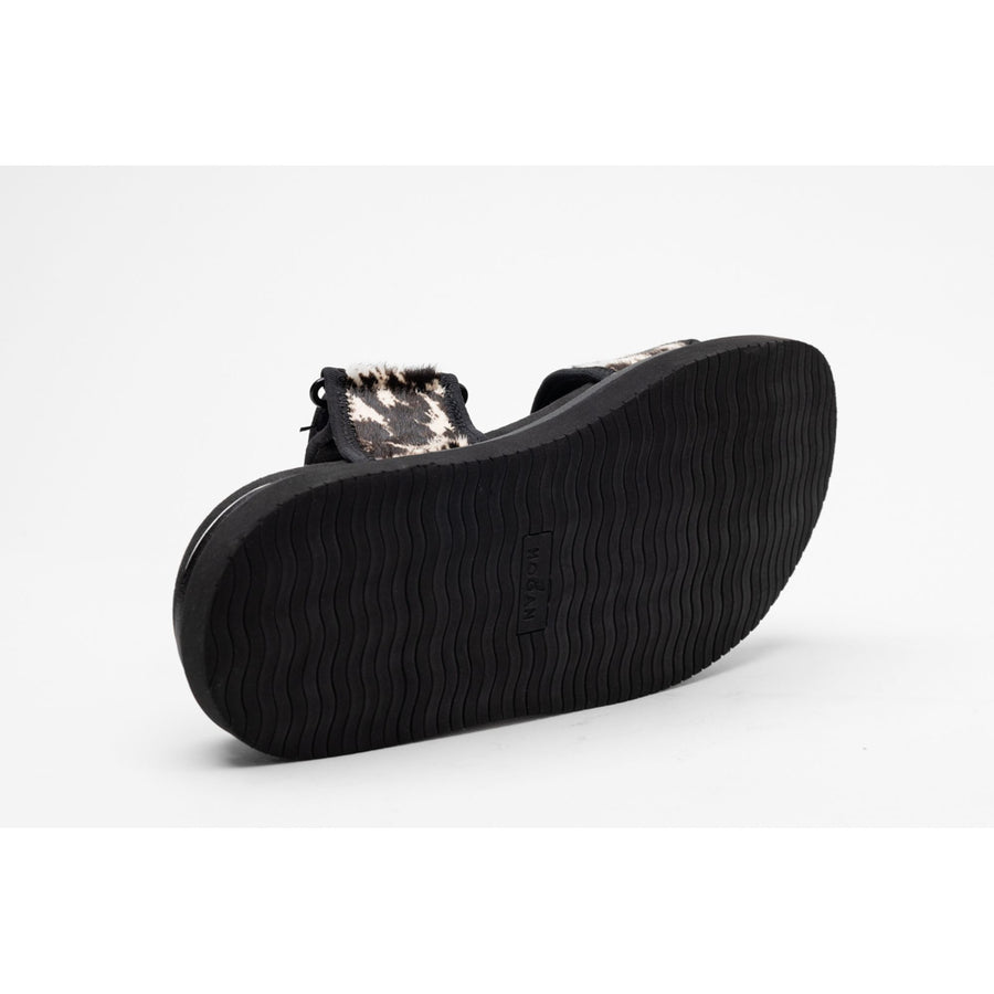 Hogan Double-Strap Flat Sandals