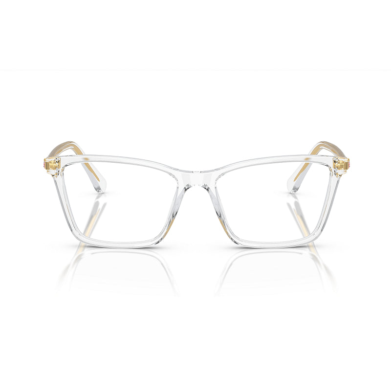 Swarovski Eyeglasses Rectangle Full Rim, Transparent Frame and Clear Demo Lenses Lens SK20151027