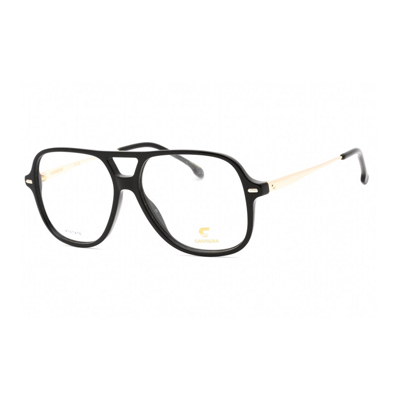 Carrera Eyeglasses Rectangle Full Rim, Black Frame and Clear Demo Lenses Lens CARRERA3023080700