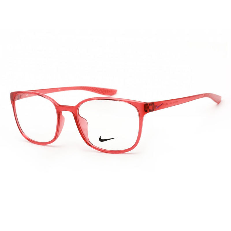 Nike Eyeglasses Rectangle Full Rim, Ember Glow Frame and Clear Demo Lenses Lens NIKE7026610