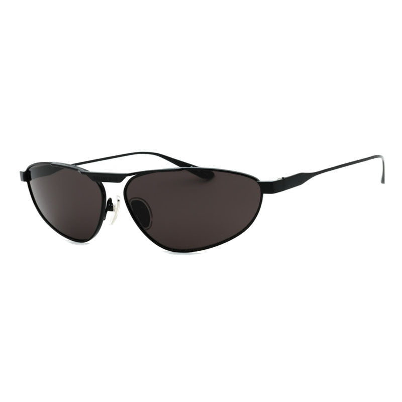 Balenciaga Sunglasses Cat Eye Full Rim, Black Frame and Grey Lens BB0417S001