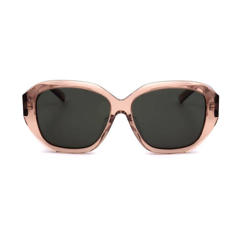 Givenchy Sunglasses Square Full Rim, Shiny Orange Frame and Grey Lens GV40075F42N