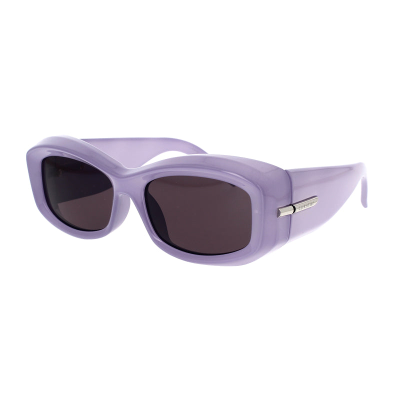 Givenchy Sunglasses Geometric Full Rim, Liliac Frame and Smoke Lens GV40044U78A