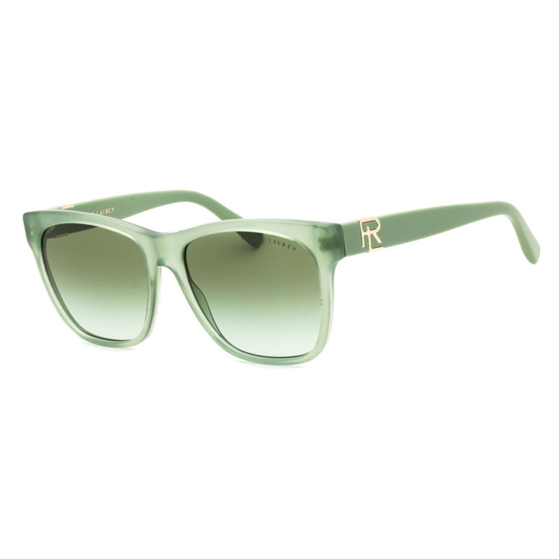 Ralph Lauren Sunglasses Square Full Rim, Opal Green Frame and Green Gradient Lens RL821260498E