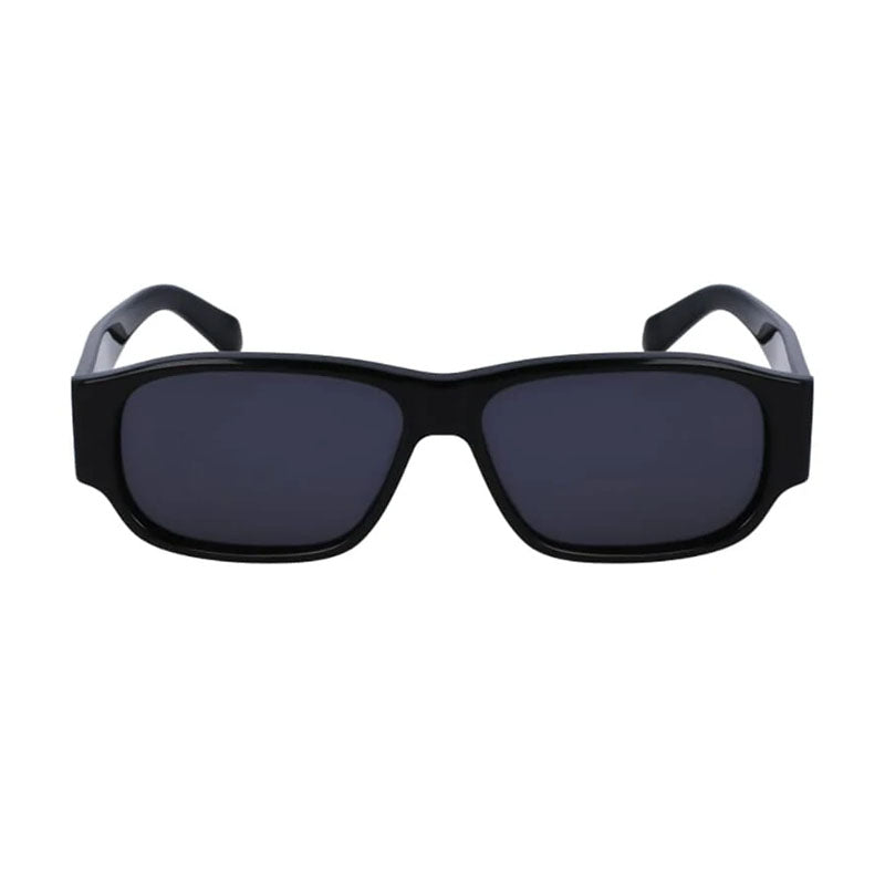 Ferragamo Salvatore Ferragamo Sunglasses Rectangle Full Rim, Black Frame and Dark Grey Lens SF1109S001