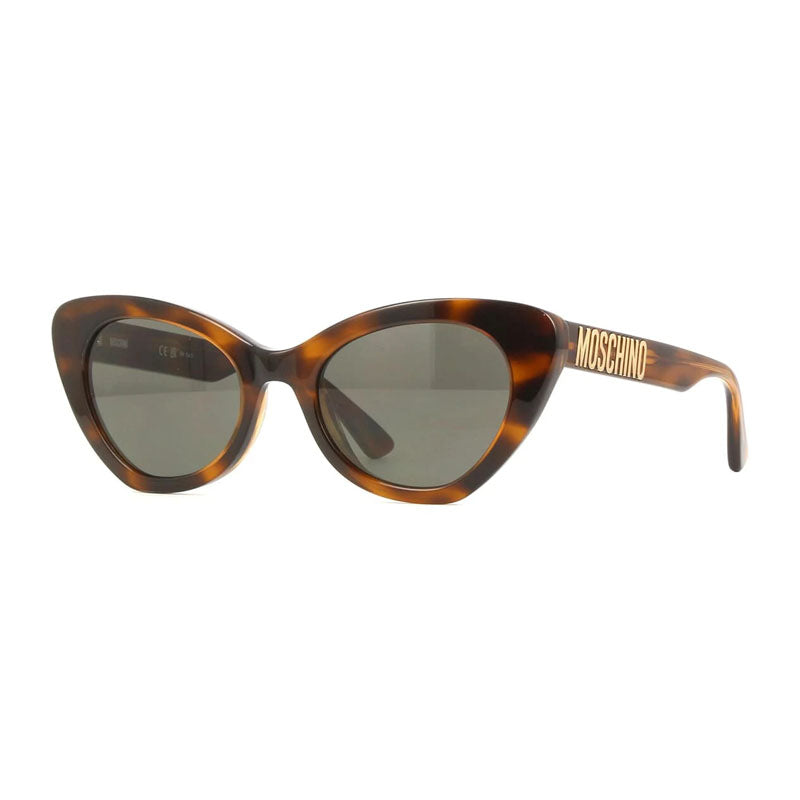 Moschino Sunglasses Cat Eye Full Rim, Havana Frame and Brown Lens MOS147/S005L70