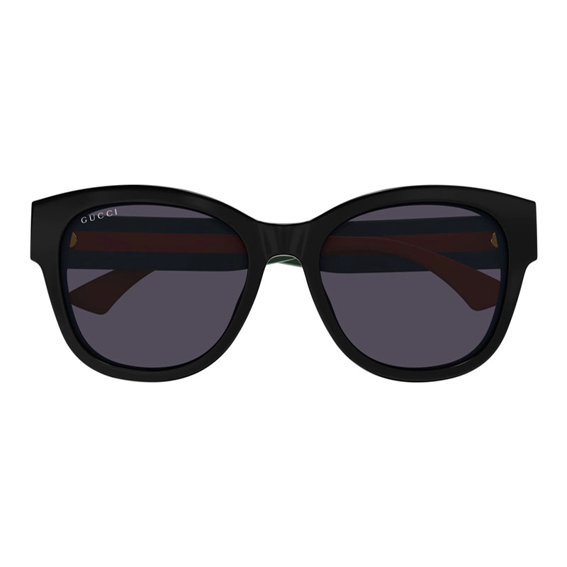 Gucci Sunglasses Square Full Rim, Black/Blue Frame and Violet Lens GG1866SK004