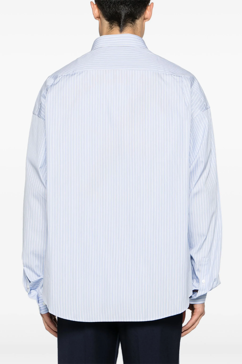 Givenchy Smock Long Sleeve Shirt_Light Blue