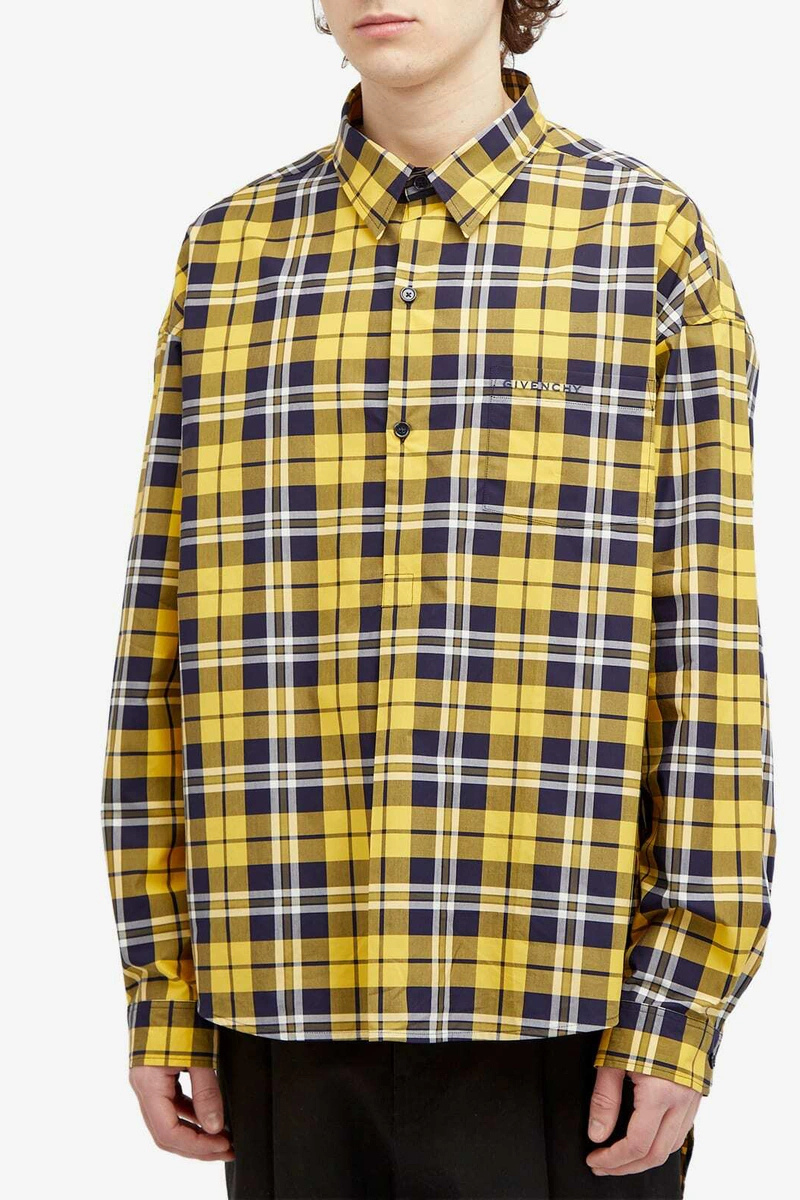 Givenchy Smock Long Sleeve Shirt_Dark Yellow