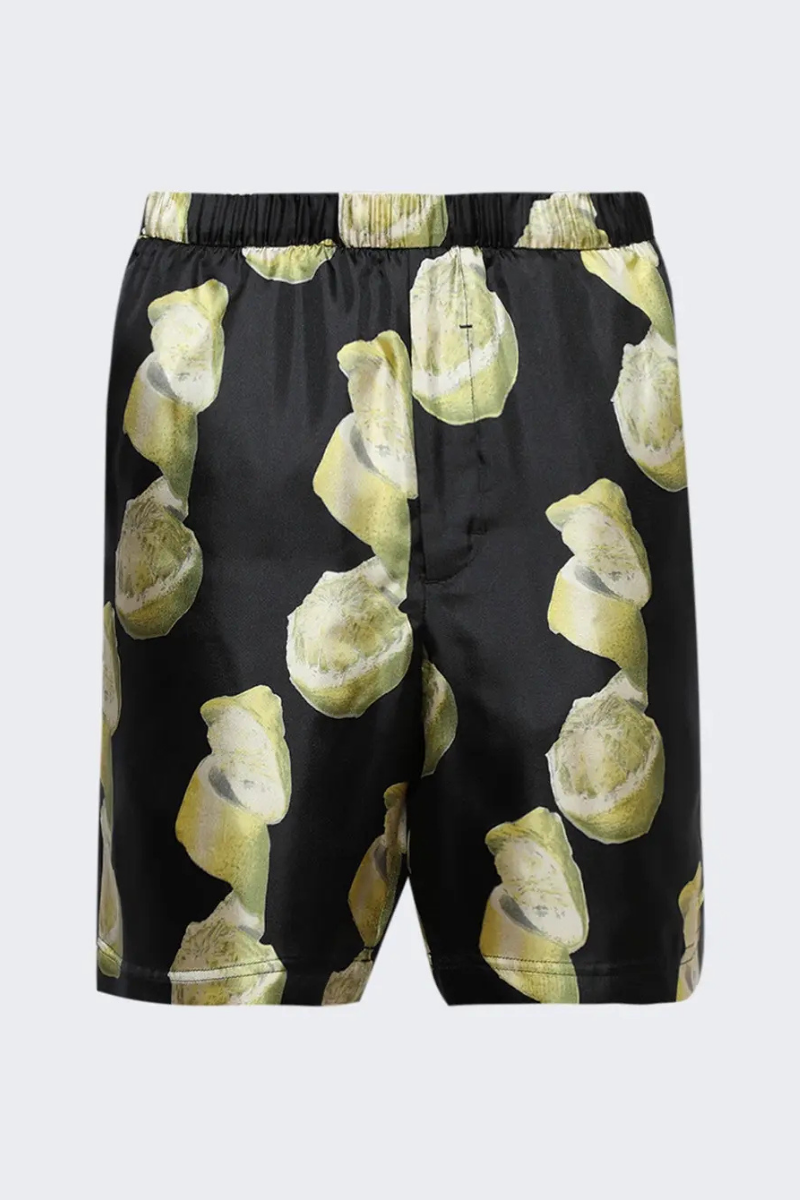 Givenchy Formal Elasticated Shorts_Black/yellow