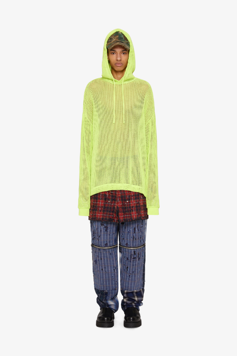 Givenchy Ultra Hoodie Tshirt Base_Fluo Yellow