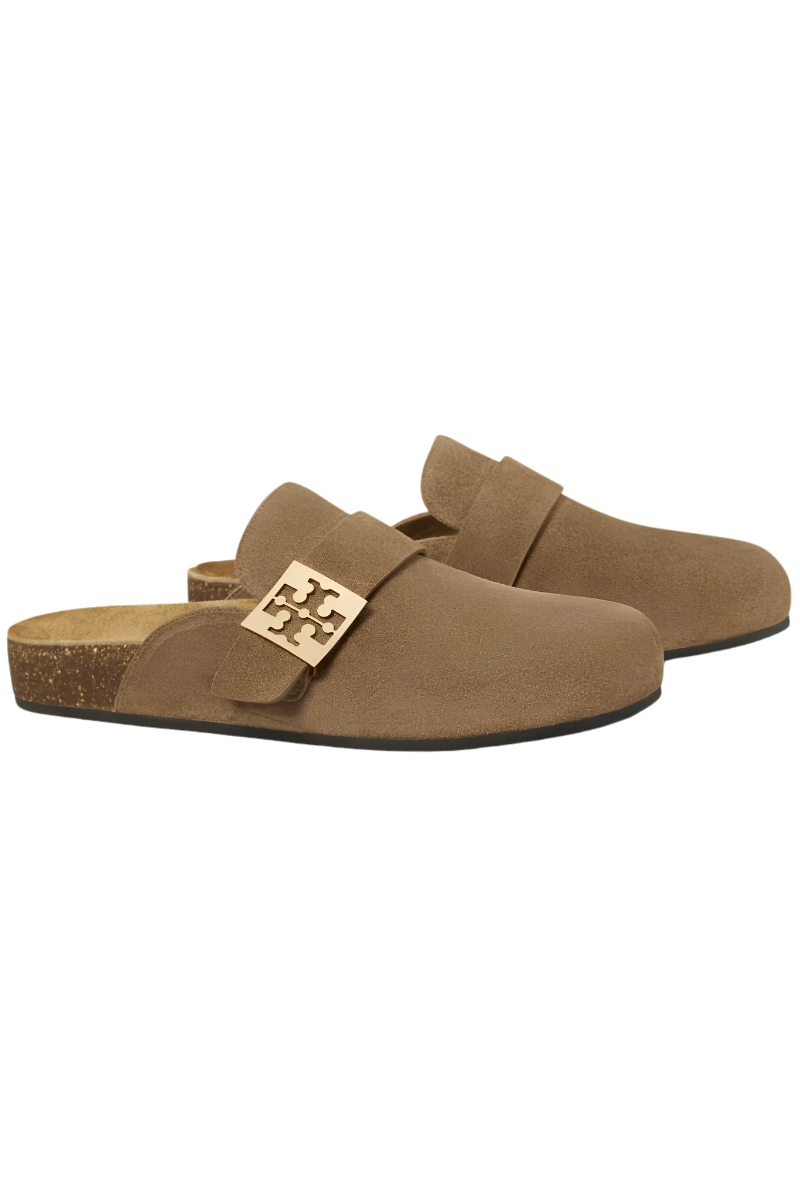 Tory Burch Mellow Mule River Rock/gold 154446037