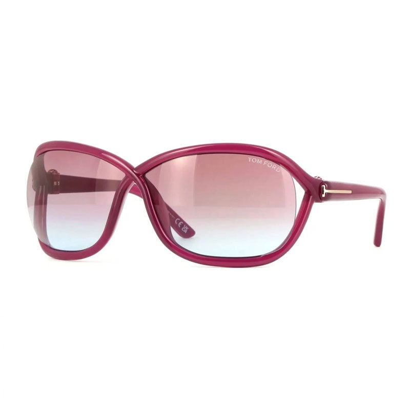 Tom Ford Sunglasses Geometric Full Rim, Violet Frame and Violet Gradient Lens FT106983Z