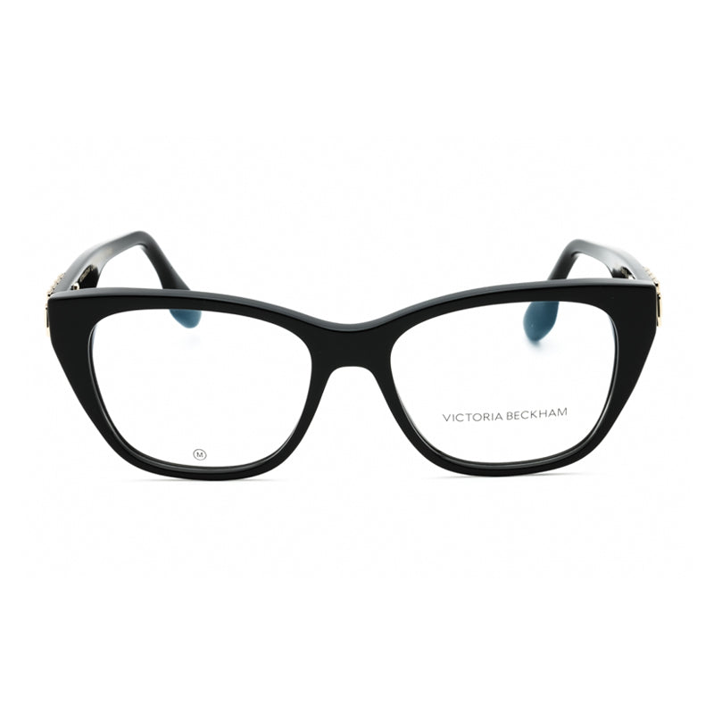 Victoria Beckham Eyeglasses Square Full Rim, Black Frame and Clear Demo Lenses Lens VB2662001