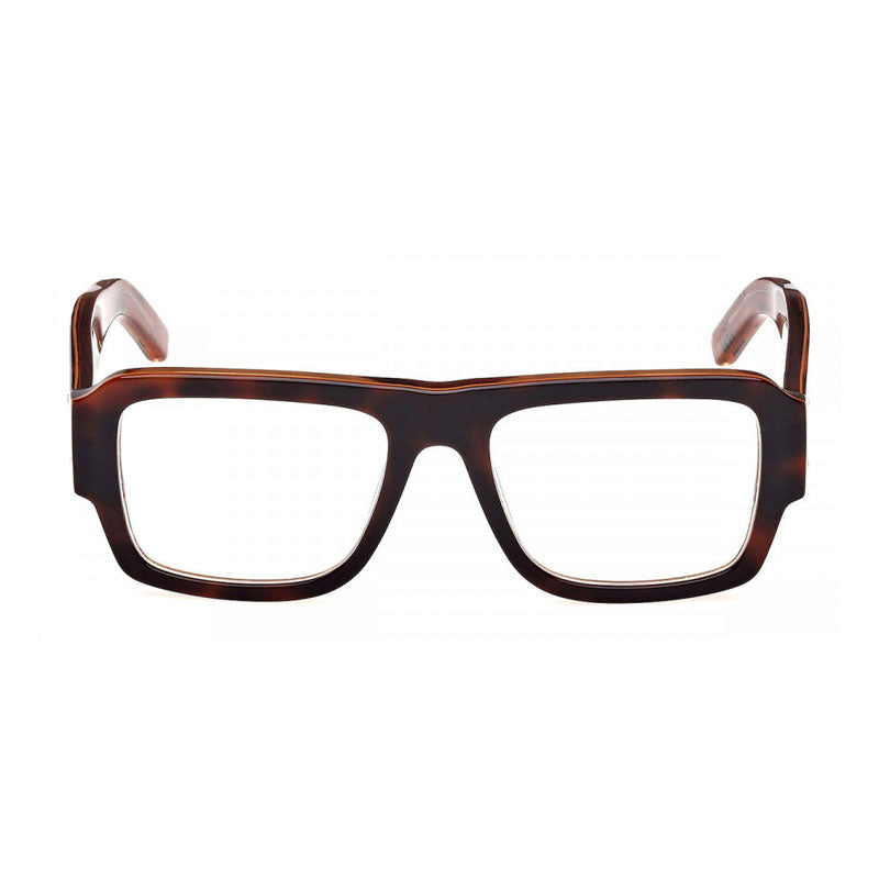 Mcm Eyeglasses Square Full Rim, Havana Frame and Clear Demo Lenses Lens MW5002056