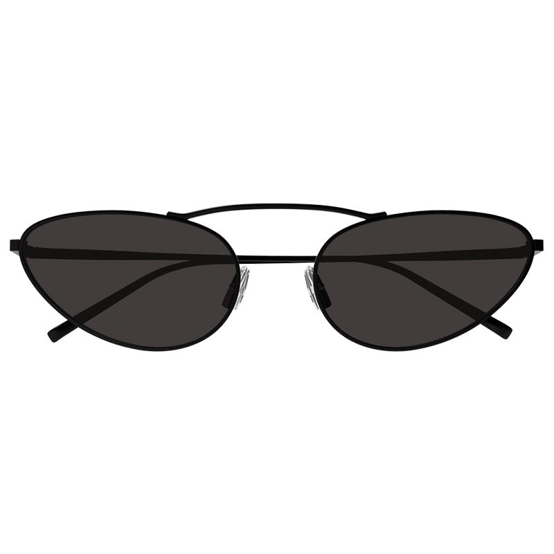 Saint Laurent Sunglasses Cat Eye Full Rim, Black Frame and Black Lens SL538001