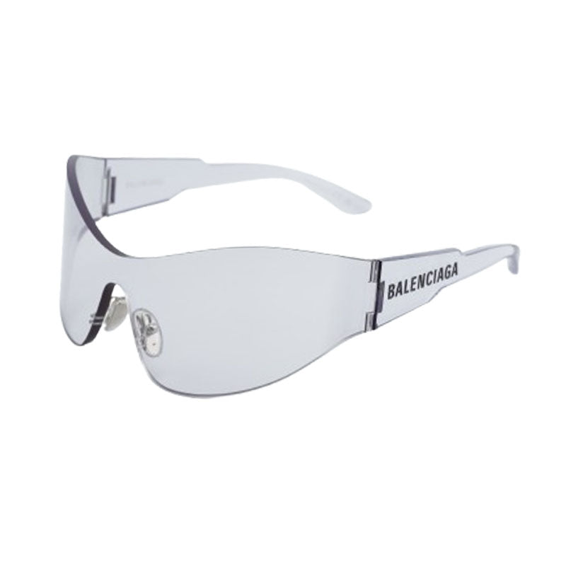Balenciaga Sunglasses Square Rimless, Clear Frame and Clear Lens BB0257S002