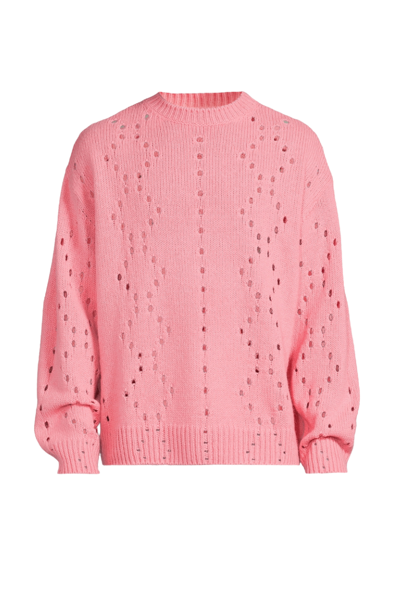 Givenchy Oversize Crew Neck Sweater_Flamingo