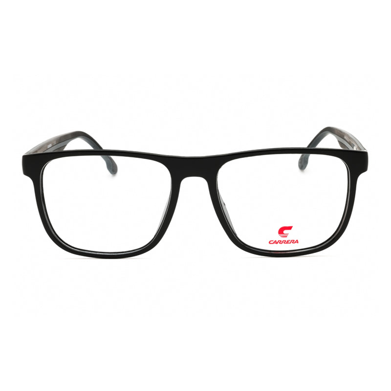 Carrera Eyeglasses Square Full Rim, Black Frame and Clear Demo Lenses Lens CARRERA8892008A00