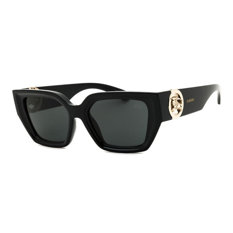 Burberry Sunglasses Cat Eye Full Rim, Black Frame and Dark Grey Lens BE4472U300187