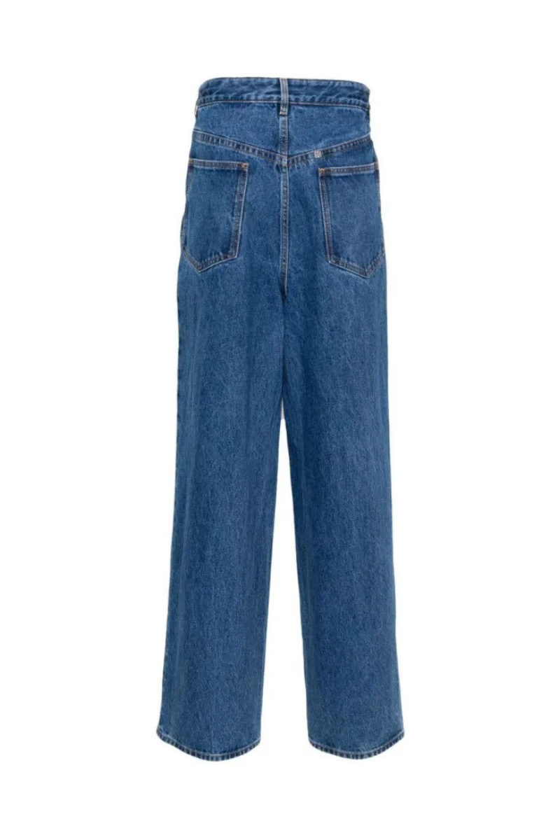 Givenchy Low Crotch Wide Denim Pant_Indigo Blue