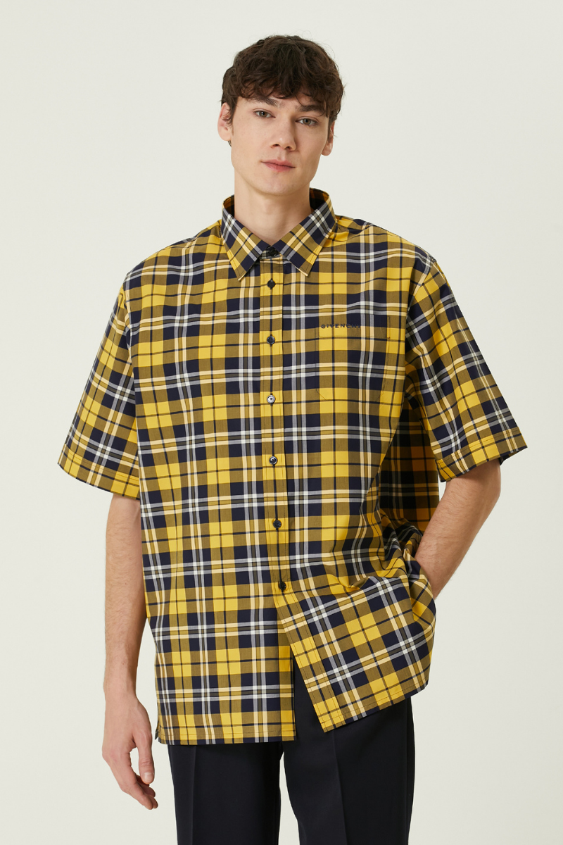 Givenchy Short Sleeve Shirt With Pocket_Dark Yellow