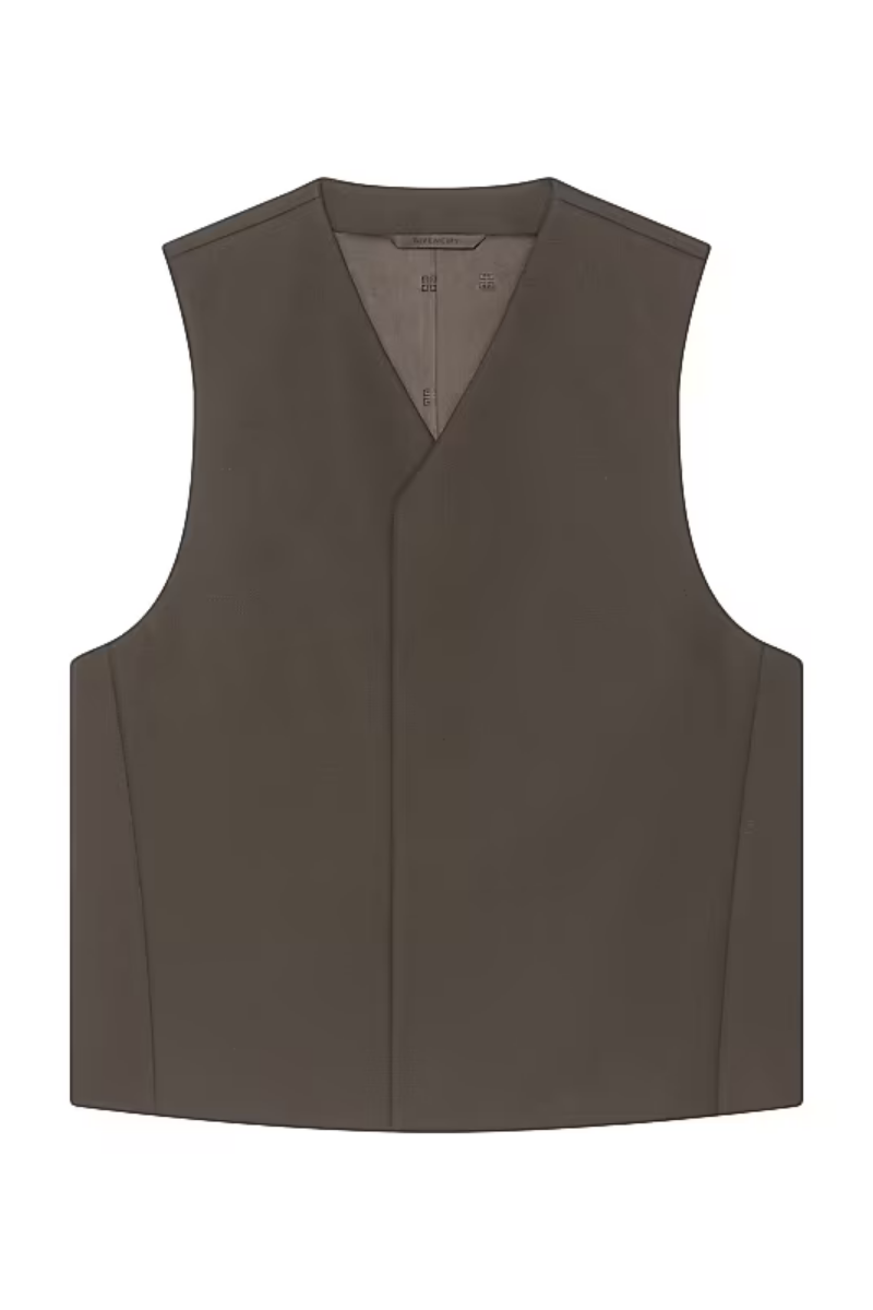 Givenchy Tailored Waiscoat_Military Green