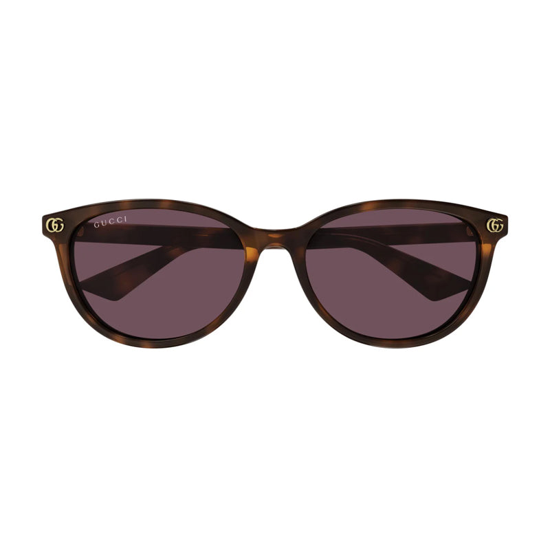 Gucci Sunglasses Cat Eye Full Rim, Havana Frame and Violet Lens GG1818SK002