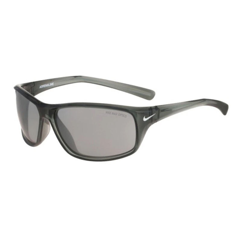 Nike Sunglasses Rectangle Full Rim, Mercury Grey Frame and Silver Grey Lens ADRENALINEEV0605011
