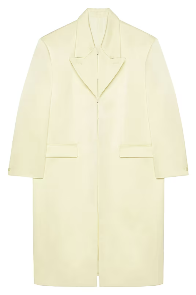 Givenchy Notched Lapel Coat_Butter