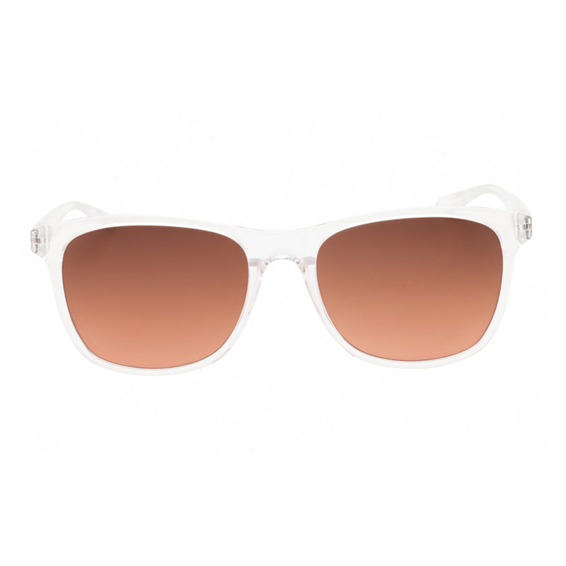 Nike Sunglasses Square Full Rim, Crystal Clear Frame and Brown Gradient Lens NIKEPASSAGEEV1199913