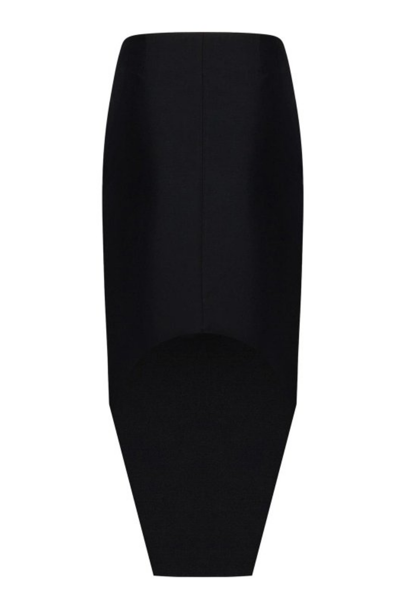 Givenchy Front Kick Skirt_Black