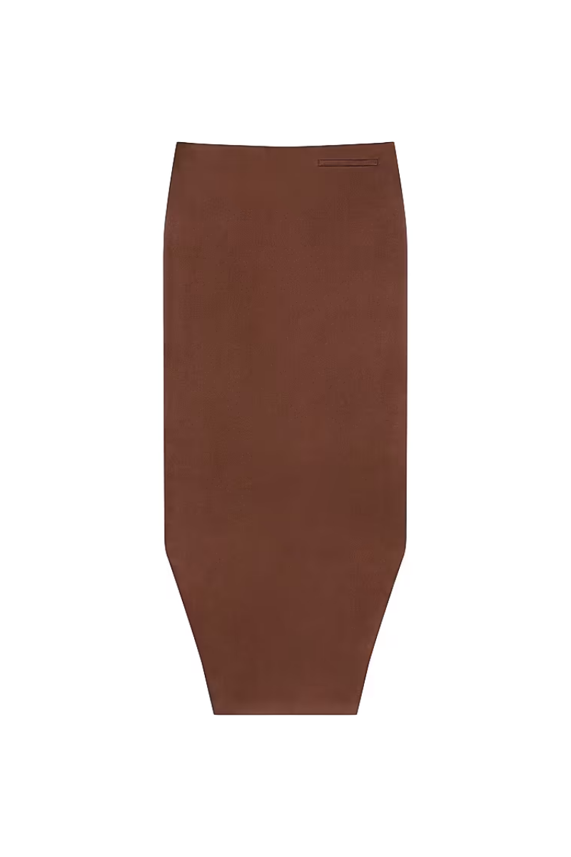 Givenchy Front Kick Skirt_Moka Brown