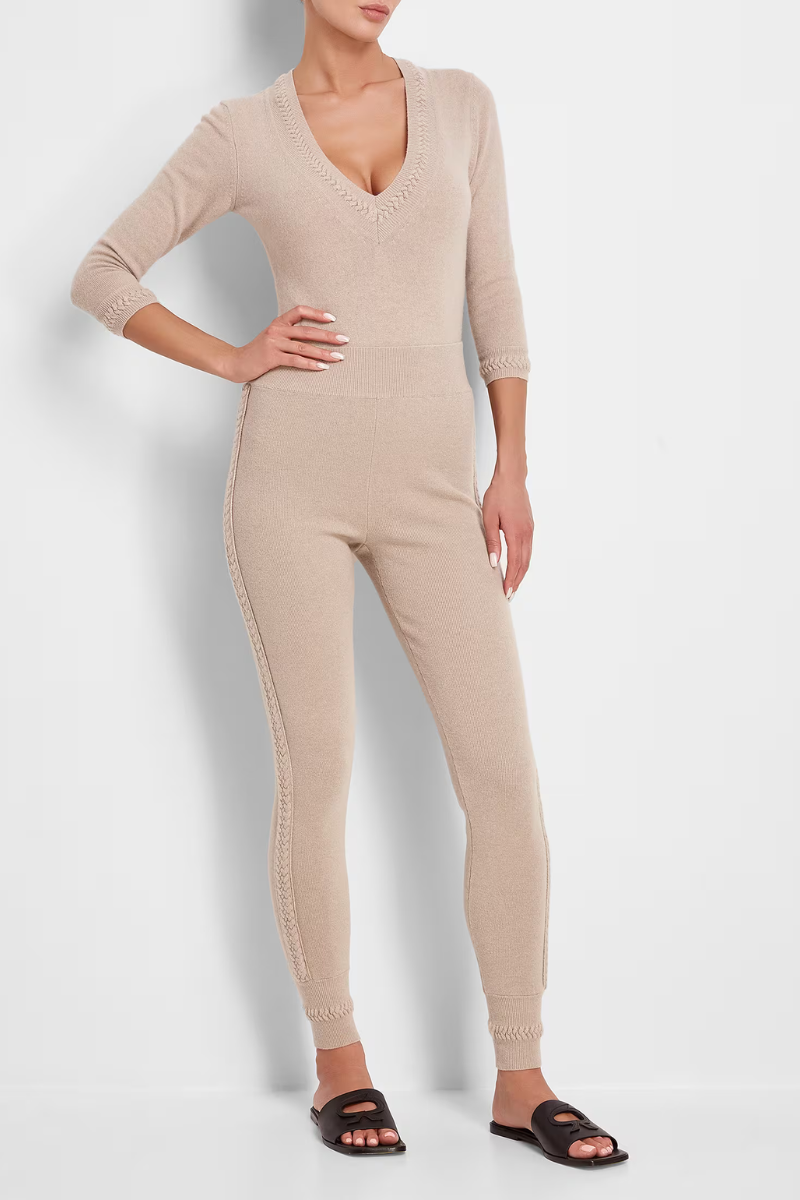 La Perla Wool-Cashmere Pants In Beige  Plm0055950