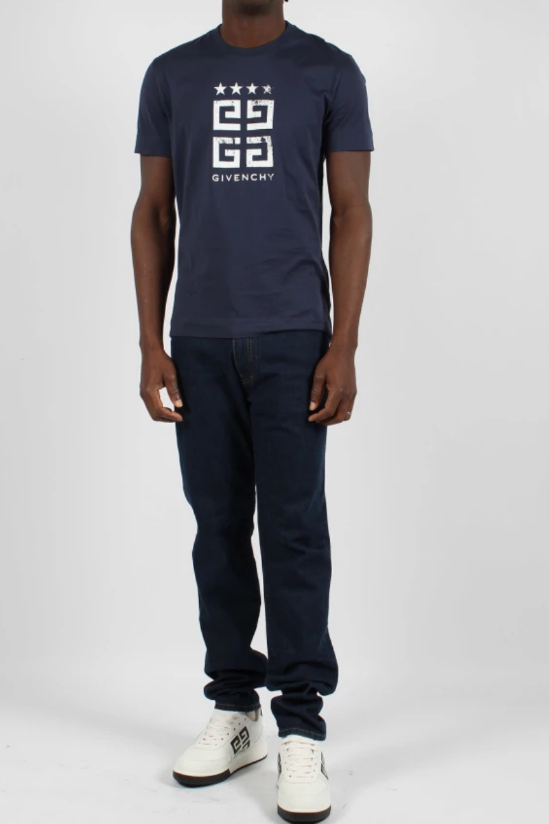 Givenchy Classic Slim Fit Pants_Indigo Blue