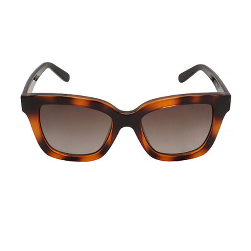 Ferragamo Salvatore Ferragamo Sunglasses Square Full Rim, Havana Frame and Brown Gradient Lens SF955S214