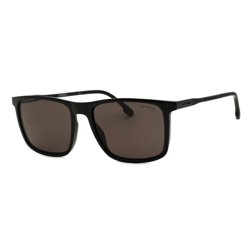 Carrera Sunglasses Rectangle Full Rim, Black Frame and Grey Lens CARRERA231/S0807IR
