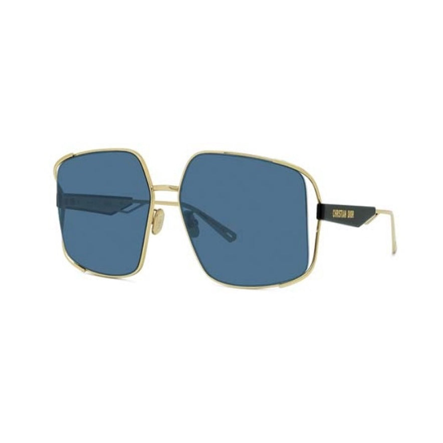 Dior Sunglasses Square Full Rim, Gold Frame and Blue Lens ARCHIDIORS1UB0B0