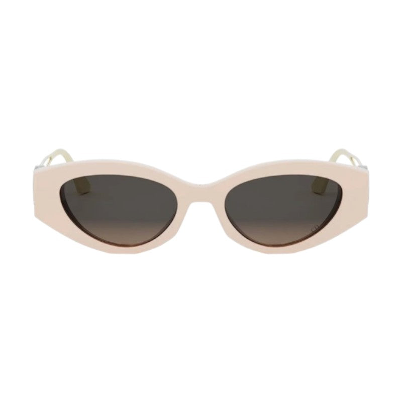 Dior Sunglasses Cat Eye Full Rim, Shiny Pink/Gold Frame and Brown Gradient Lens 30MONTAIGNEB6F43F0