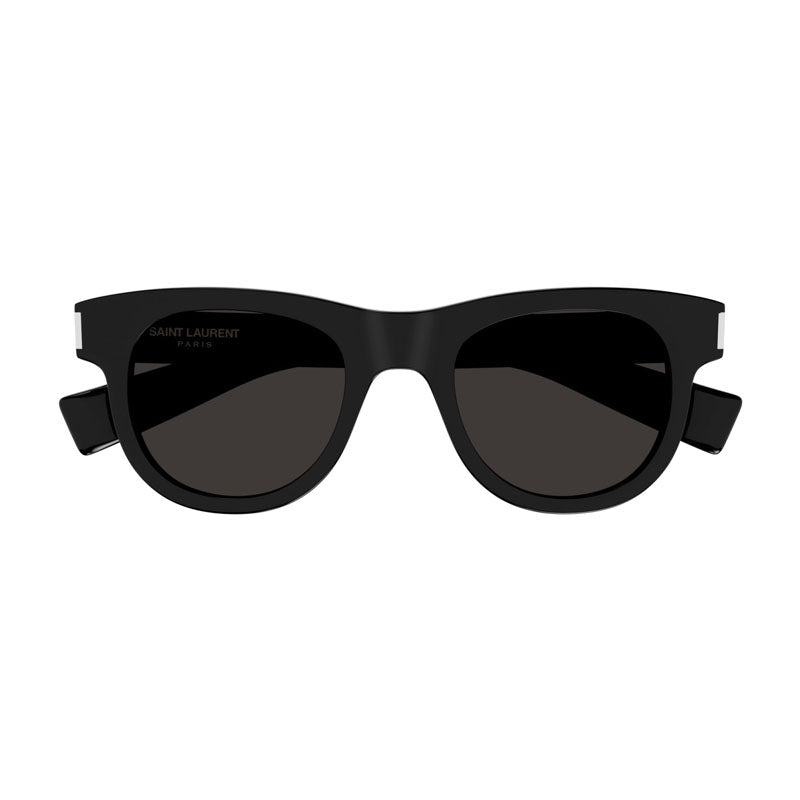 Saint Laurent Sunglasses Round Full Rim, Black Frame and Black Lens SL571006