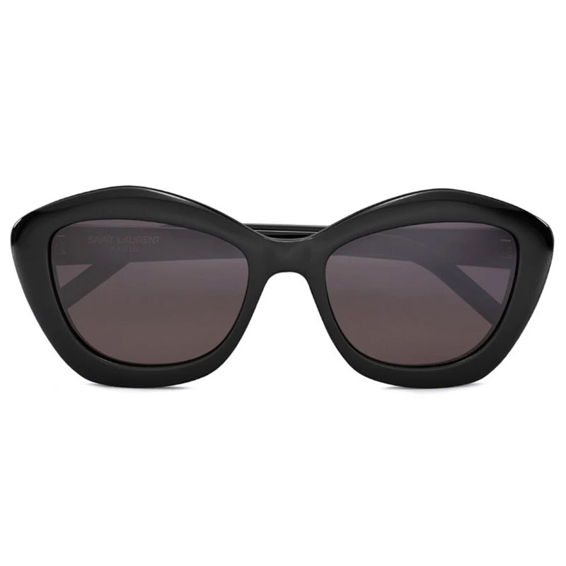 Saint Laurent Sunglasses Cat Eye Full Rim, Black Frame and Black Lens SL68001