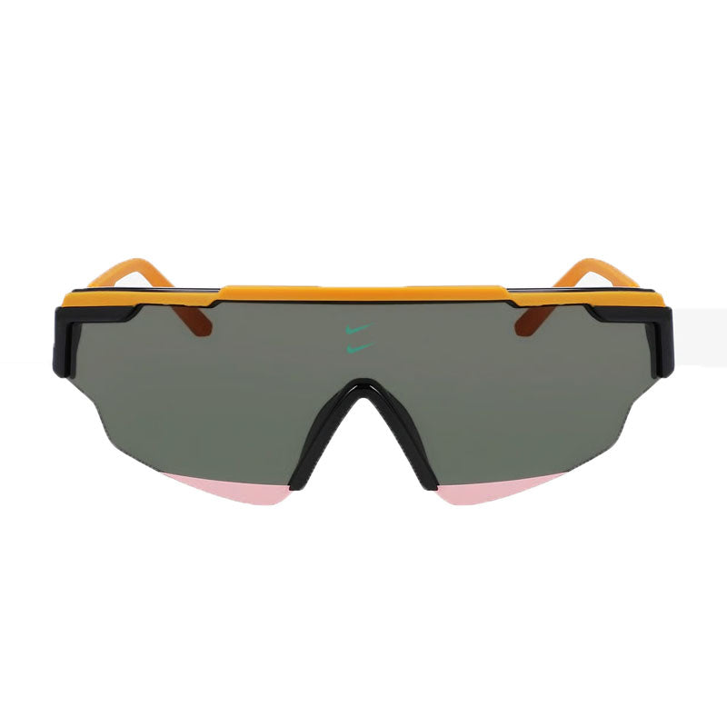Nike Sunglasses Shield Semi Rim, Orange Frame and Grey Lens NIKEMARQUEEEDGEFN815